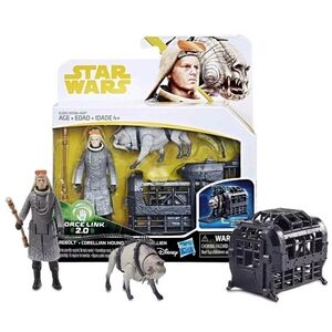 Star Wars Force Link 2.0 Rebolt and Corellian Hound Action Figure Disney Hasbro